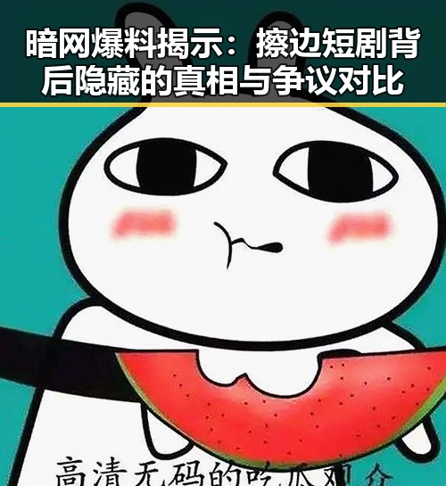 暗网爆料揭示：擦边短剧背后隐藏的真相与争议对比